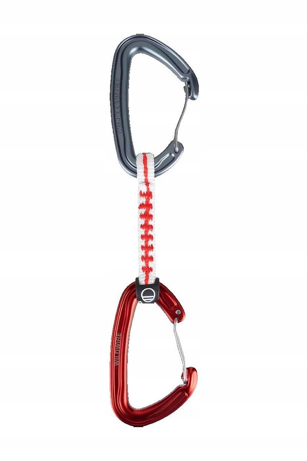 WILD COUNTRY Ekspres wspinaczkowy Wildwire 10Cm czerwony