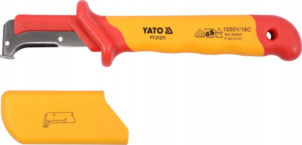 YATO NÓŻ DEMONTAŻOWY VDE DLA ELEKTRYKÓW 38X155MM