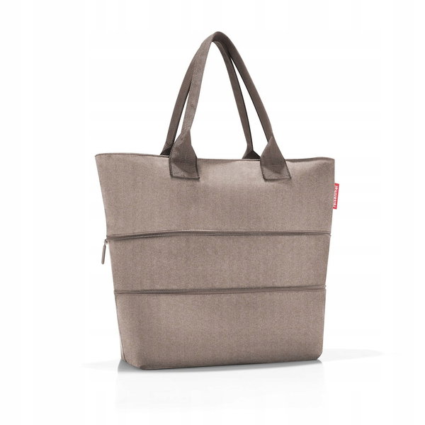 Torba rozkładana Shopper e1 Herringbone mokka Reisenthel