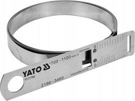 YATO TAŚMA DO POMIARU ŚREDNICY I OBWODU 2190-3460/0,1MM NIERDZEWNA YT-71702