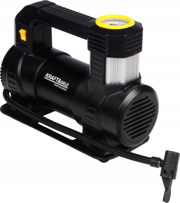 KOMPRESOR DO OPON 280W 120 PSI / 8 Bar WĘŻYK +660mm 230V KRAFTDELE KD3444