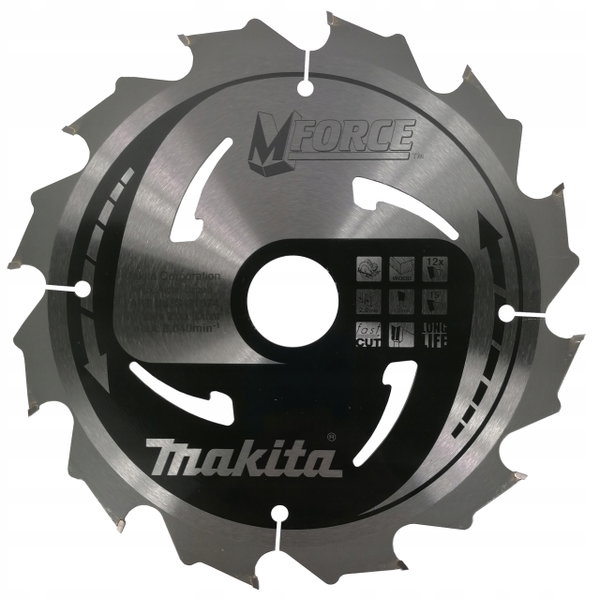 MAKITA B-31974 TARCZA TNĄCA DO DREWNA M-FORCE 190x30mm 12Z Makita PL