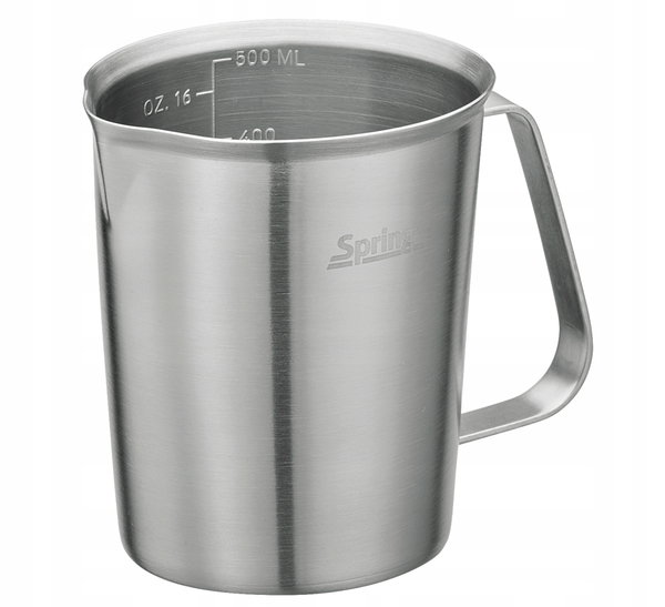 Dzbanek miarka stalowy 0,5 l Spring