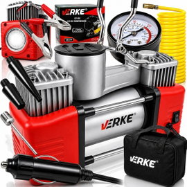 VERKE V81159 KOMPRESOR SAMOCHODOWY SPRĘŻARKA POMPKA DO KÓŁ 12V ZAPALNICZKA