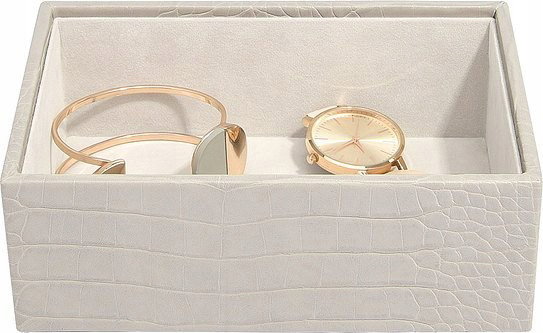 Szkatułka na biżuterię Croc Mini Stackers beżowa