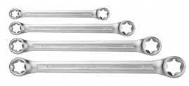 NEO TOOLS KLUCZE OCZKOWE TORX T6 - T24 DWUSTRONNE 4 SZTUKI CrV 09-980