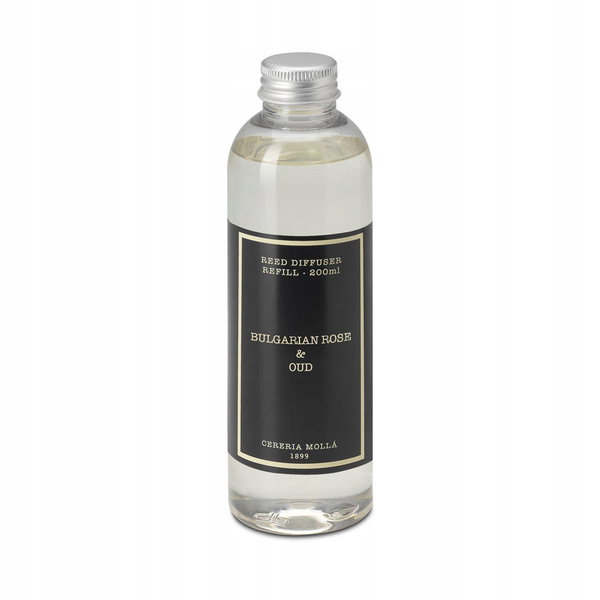 Zapas do dyfuzora 200 ml Bulgarian Rose & Oud Cereria Molla