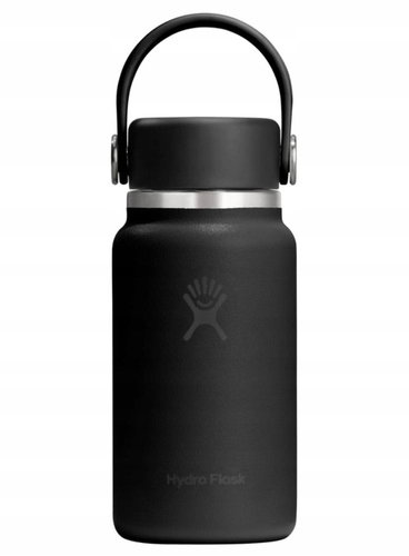 Butelka termiczna mini 200 ml czarna Micro Hydro Flask z uchwytem