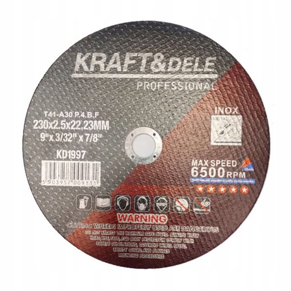Tarcza do metalu 25 sztuk 230x2,5x22,23 mm