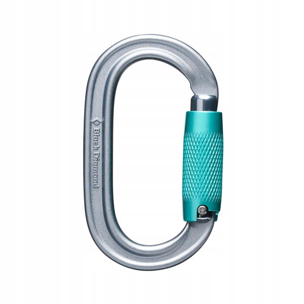 Karabinek wspinaczkowy Black Diamond Oval Triple Lock niebieski