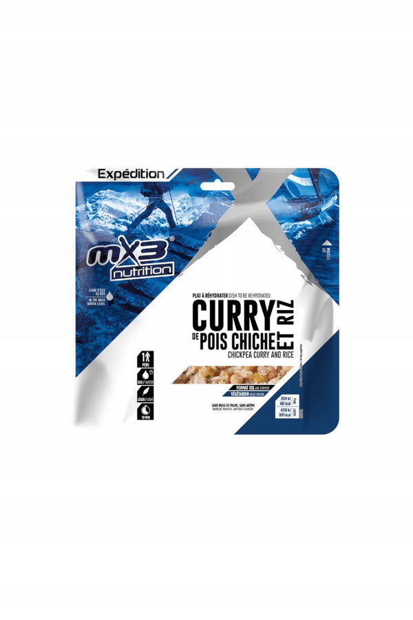 MX3 Danie liofilizowane (821) Ryż Curry Z Ciecierzycą 210G
