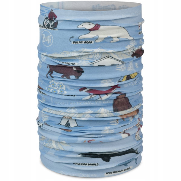 BUFF Chusta dziecięca Original Ecostretch Kid - Imus Washed Blue uni
