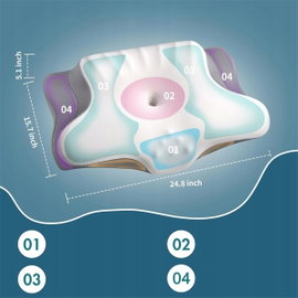 ORTOPEDYCZNA PODUSZKA MEMORY FOAM ICE SILK DLA KOMFORTOWEGO SNU