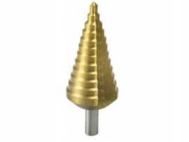 DEDRA WIERTŁO STOPNIOWE TYTANOWE CHOINKOWE DO METALU PLASTIKU 6-38mm 0638