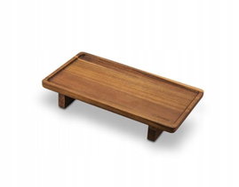DESKA do SERWOWANIA z Nóżkami AKACJOWA Przystawek Starke Pro 38x20,5x6,5cm