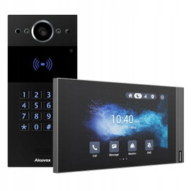 Wideodomofon Akuvox R20K + Monitor S562 | Do Domu | Odcisk, Karta, Kod