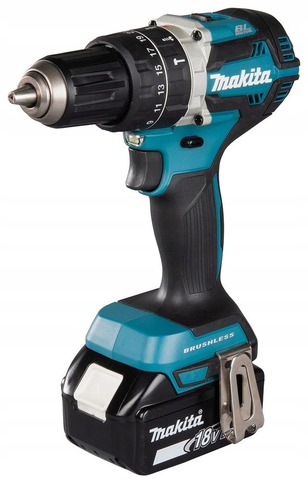 Wiertarko-wkrętarka udarowa Makita DHP484RTJ 18 V 2 x 5,0 Ah