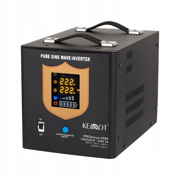 Zasilacz awaryjny KEMOT 12V 230V 2000VA/1200W