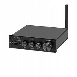 Wzmacniacz stereo Kruger&Matz model A20 2x100W Bluetooth 5.0 USB RCA