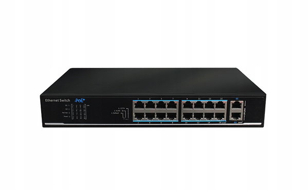Switch POE 16 portowy do kamer UTEPO
