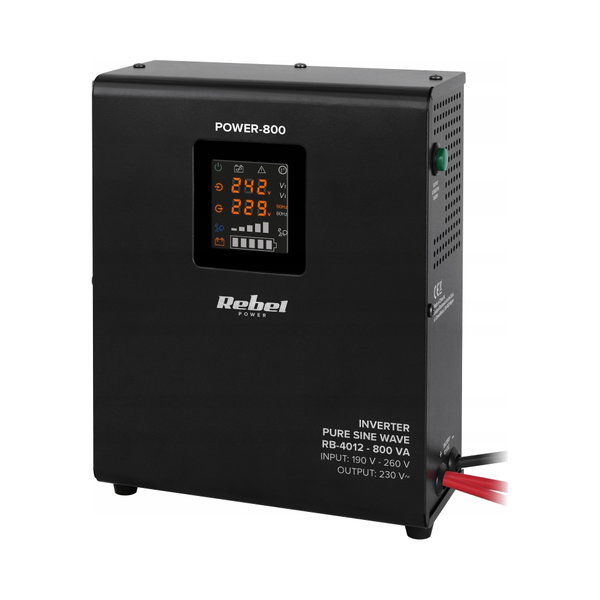 Zasilacz Awaryjny Naścienny Rebel POWER-800 12V 230V 800VA/500W