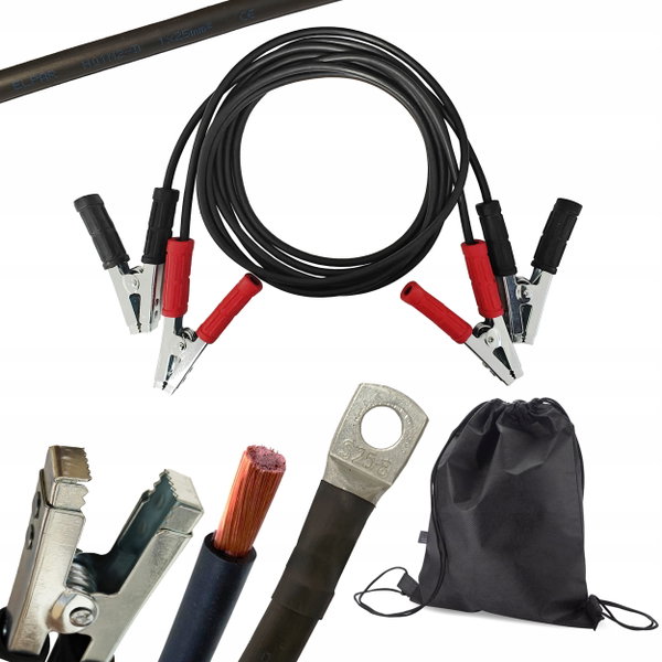 Kable przewody rozruchowe miedziane BoostWire 100% CU 25mm2 5m 2600A