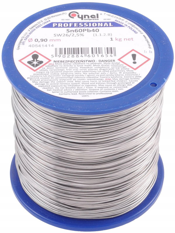 Cyna 0.90mm/1kg Sn60Pb40 CYNEL