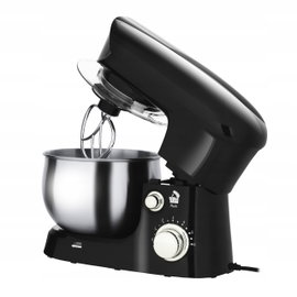 Robot Planetarny Mikser Kuchenny 1200W Misa 3L Czarny Mocny 6 Prędkości 3w1