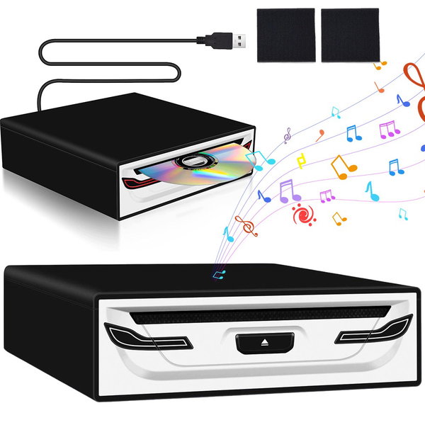 ZEWNĘTRZNY NAPĘD CD DVD USB 2.0 ANTYWSTRZĄSOWY DO SAMOCHODU TV LAPTOPA