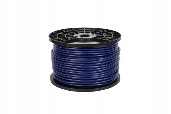 Kabel mikrofonowy stereo 6mm Azusa 100m Niebieski