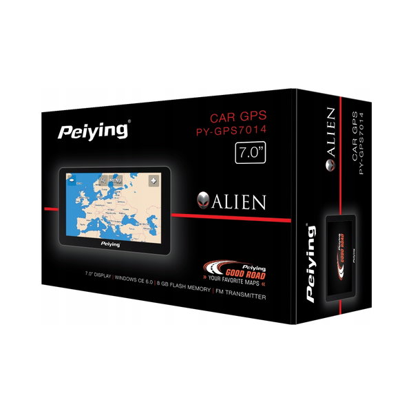 Nawigacja GPS Peiying Alien PY-GPS7014 + Mapa EU