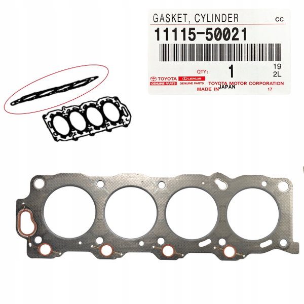 Uszczelka głowicy prawa Lexus LS400 SC400 Toyota Celsior Soarer 1UZ-FE OE