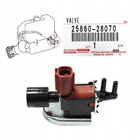 Zawór podciśnienia Toyota Avensis RAV4 1AZFSE 2AZFSE 25860-28070 OE