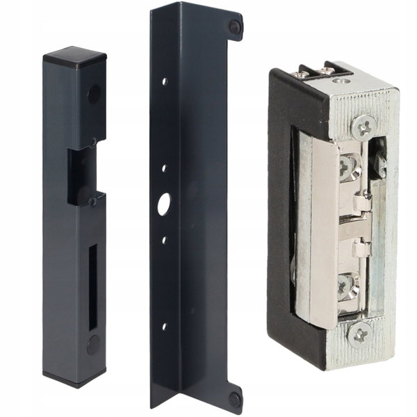 KASETA ANTRACYT 350mm + ELEKTROZACZEP 12V Z PAMIĘCIĄ I BLOKADĄ NISKOPRĄDOWY