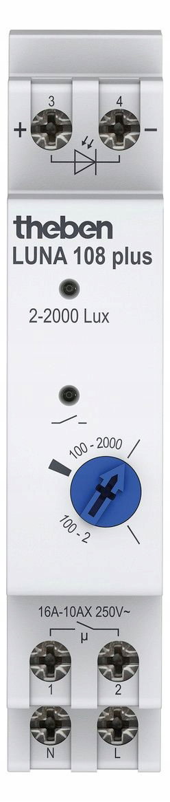 Czujnik zmierzchowy LUNA 108 plus Theben T1080910