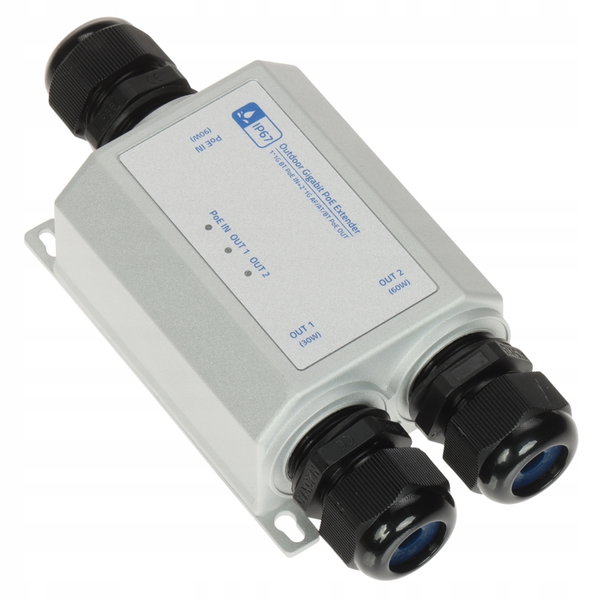 Extender PoE Gigabit 1x2 IP67 SPT-POE