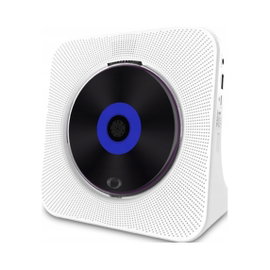 ODTWARZACZ PRZENOŚNY CD GŁOŚNIK BLUETOOTH Z POKRYWĄ OCHRONNĄ MP3 LED USB