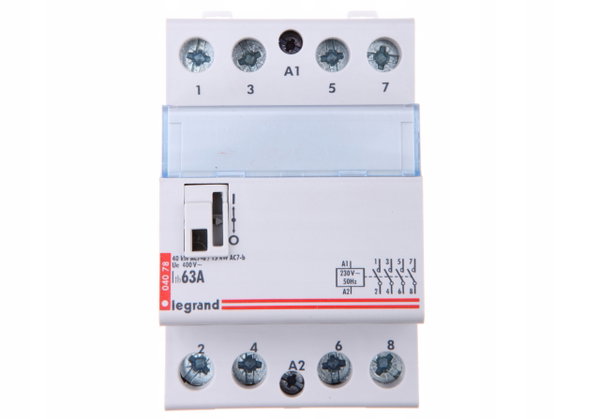 Stycznik Legrand 230 V IP20 63A 412541