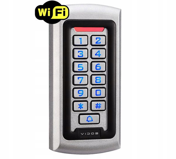 Zamek Szyfrowy Vidos ZS42-X KODY + CZYTNIK RFID aplikacja podświetlenie