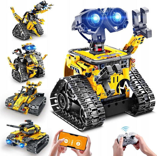 ZDALNIE STEROWANY ROBOT ZABAWKA KONSTRUKCYJNA RC POJAZD INŻYNIERYJNY