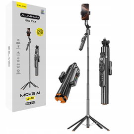 Statyw do Telefonu Tripod Kijek do Selfie Stick ze Śledzeniem Twarzy AI