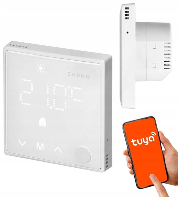 Termostat Regulator Temperatury WIFI ORNO TUYA SMART Pokojowy Aplikacja