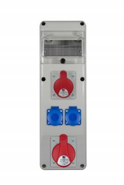 Rozdzielnica Pawbol R-BOX B.SLIM-6S-14 1x32A/5P 1x16A/5P 2x16A/250V 6mod