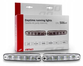 Światła do jazdy dziennej LED AMiO DRL 506 HP AMIO