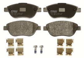 Klocki hamulcowe TRW GDB1750 przód Fiat Doblo 500C Linea 155mm 20,3mm