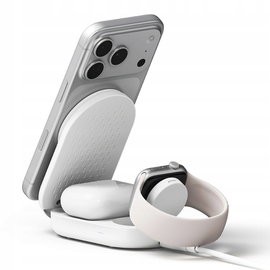 Stacja ładująca Ringke składana podróżna Qi 2.2 25W do iPhone/Watch/AirPods