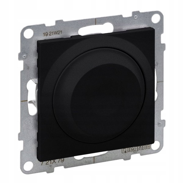 LEGRAND Suno CZARNY Ścieniacz obrotowy 5-75W dla lamp LED 721479