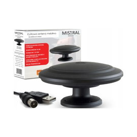 Antena samochodowa mobilna UFO TV MI-ANT04 Mistral czarna