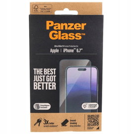 PanzerGlass Szkło Hartowane Ultra-Wide Fit + EasyAligner do Iphone 15 Plus