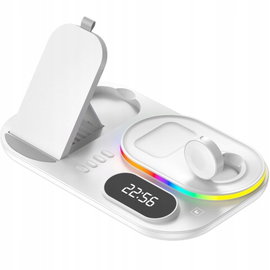Ładowarka indukcyjna 4w1 stacja z zegarkiem do Samsung Galaxy Watch Buds